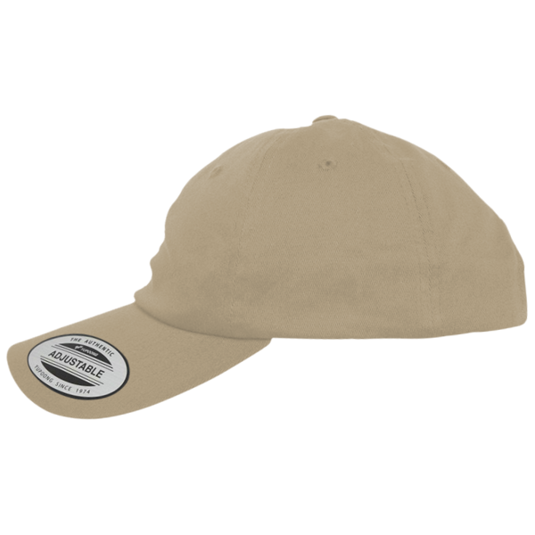 YP Classics EcoWash™ Dad Hat, Oak, Left Side view