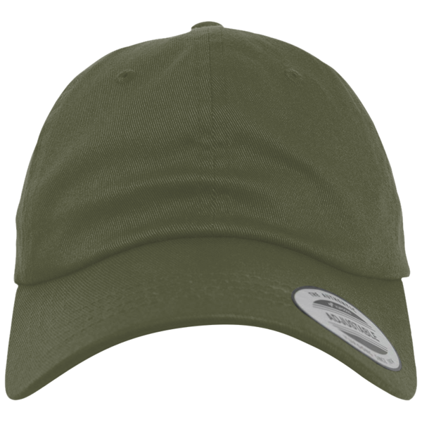 YP Classics EcoWash™ Dad Hat, Olive Night, Front view