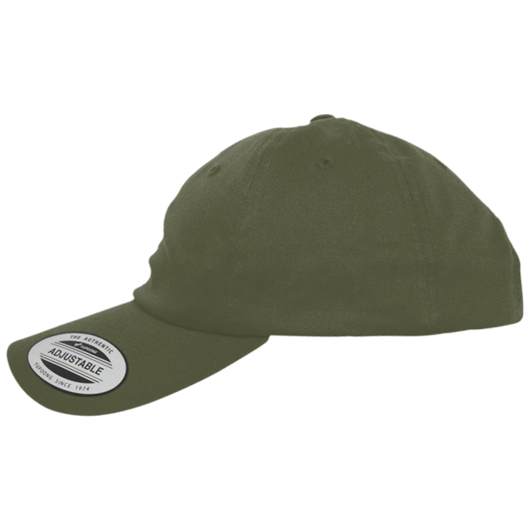 YP Classics EcoWash™ Dad Hat, Olive Night, Left Side view
