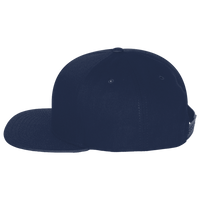 YP Classics Five-Panel Cotton Twill Snapback Cap, Navy / Navy, Left Side view