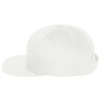 YP Classics Five-Panel Cotton Twill Snapback Cap, White / White, Left Side view