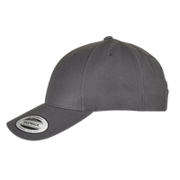 YP Classics Premium Curved Bill Snapback Cap, Dark Grey, Left Side view