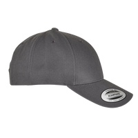 YP Classics Premium Curved Bill Snapback Cap, Dark Grey, Right Side view