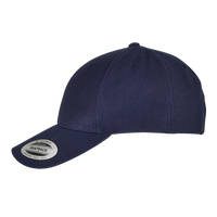 YP Classics Premium Curved Bill Snapback Cap, Navy, Left Side view