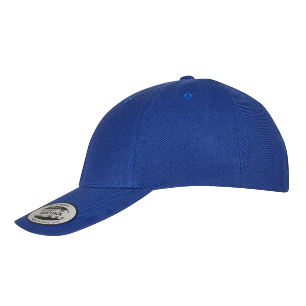 YP Classics Premium Curved Bill Snapback Cap, Royal, Left Side view