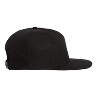 YP Classics Premium Five-Panel Snapback Cap, Black / Black, Right Side view