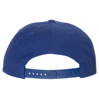 YP Classics Premium Five-Panel Snapback Cap, Royal / Royal, Back view