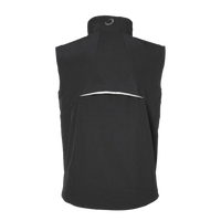 Zero Restriction Men's Full-Zip Vest, Black, Back view
