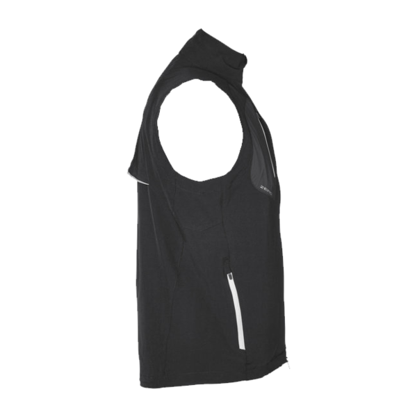 Zero Restriction Men's Full-Zip Vest, Black, Right Side view