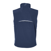 Zero Restriction Men's Full-Zip Vest, Navy, Back view