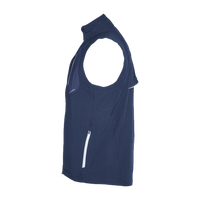 Zero Restriction Men's Full-Zip Vest, Navy, Left Side view