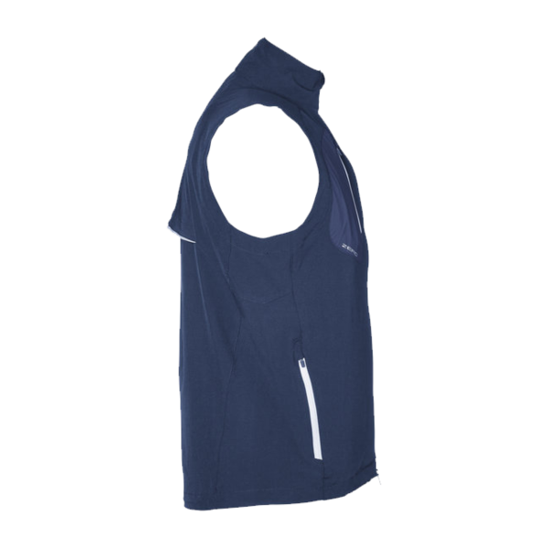 Zero Restriction Men's Full-Zip Vest, Navy, Right Side view