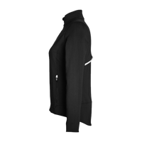 Zero Restriction Women's Sofia Quarter-Zip Pullover, Black, Left Sleeve view