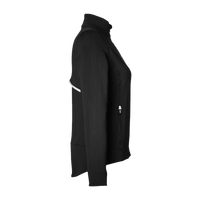Zero Restriction Women's Sofia Quarter-Zip Pullover, Black, Right Sleeve view