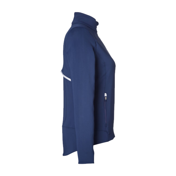 Zero Restriction Women's Sofia Quarter-Zip Pullover, Storm, Right Sleeve view
