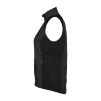 Zero Restriction Women's Tess Hybrid Vest, Black, Left Side view