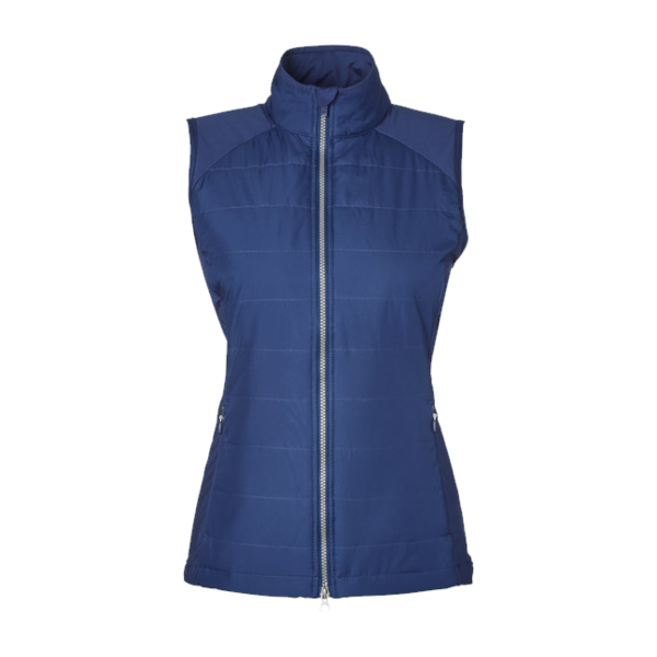 Zero Restriction Women's Tess Hybrid Vest, Storm, Front view