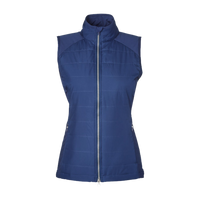 Zero Restriction Women's Tess Hybrid Vest, Storm, Front view