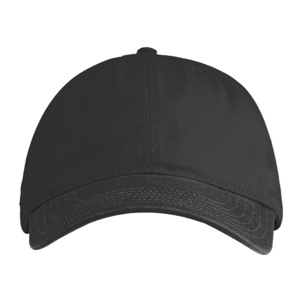 econscious Eco Baseball Cap, Black / Black, Front view