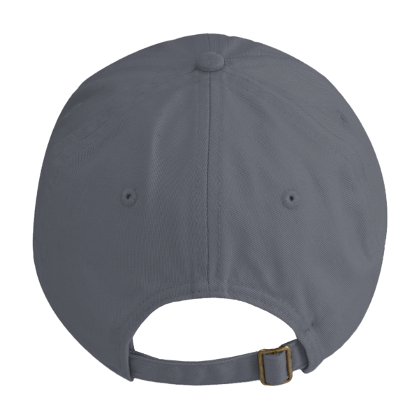 econscious Eco Baseball Cap, Charcoal / Charcoal, Back view