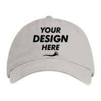 econscious Eco Baseball Cap, Dolphin / Dolphin, Front view, Mockup
