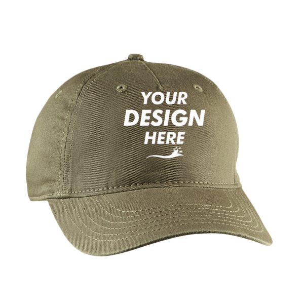 econscious Eco Baseball Cap, Jungle, Front view, Mockup
