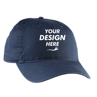 econscious Eco Baseball Cap, Pacific, Front view, Mockup