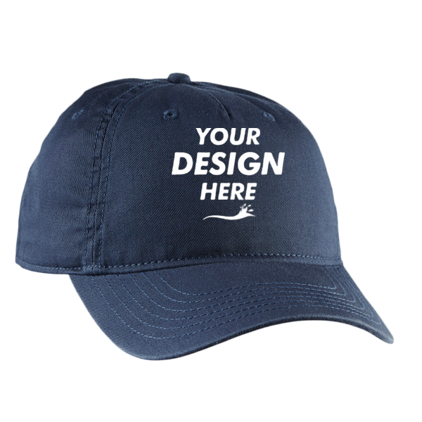 econscious Eco Baseball Cap, Pacific, Front view, Mockup