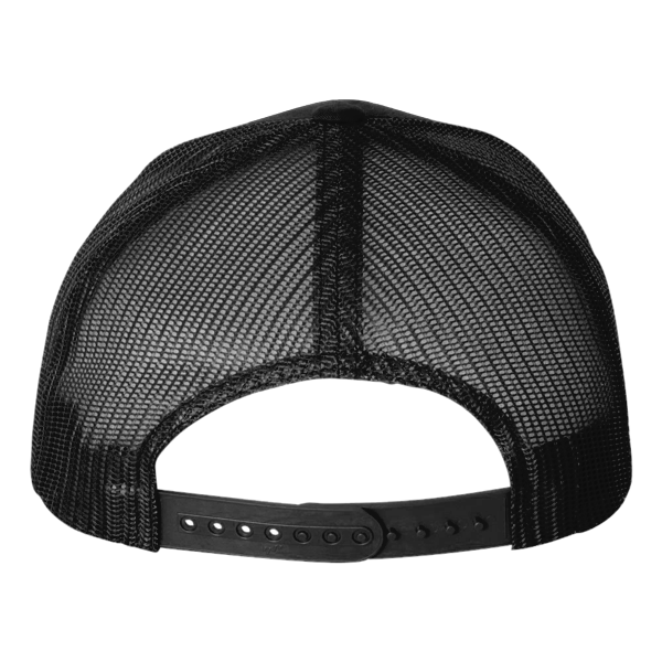 econscious Eco Trucker Cap, Black / Black, Back view