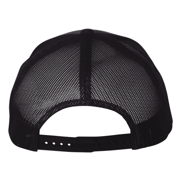 econscious Eco Trucker Cap, Black / Black / Black, Back view