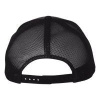 econscious Eco Trucker Cap, Black / Black / Black, Back view