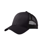 econscious Eco Trucker Cap, Black / Black / Black, Left Side view