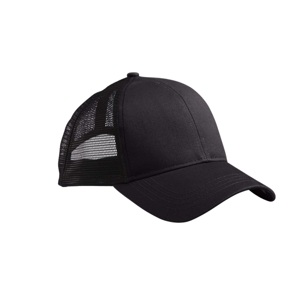 econscious Eco Trucker Cap, Black / Black / Black, Right Side view