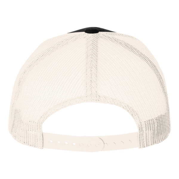 econscious Eco Trucker Cap, Black / Oyster, Back view