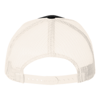 econscious Eco Trucker Cap, Black / Oyster, Back view