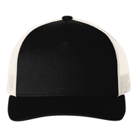 econscious Eco Trucker Cap, Black / Oyster, Front view