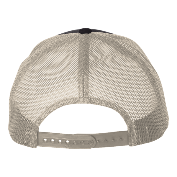 econscious Eco Trucker Cap, Black / Oyster / Oyster, Back view