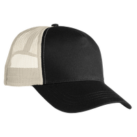 econscious Eco Trucker Cap, Black / Oyster, Right Side view