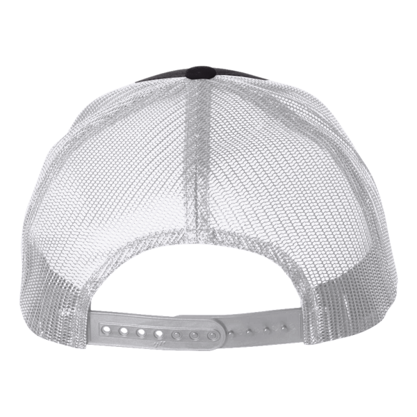 econscious Eco Trucker Cap, Black / White / White, Back view