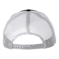 econscious Eco Trucker Cap, Black / White / White, Back view