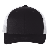 econscious Eco Trucker Cap, Black / White / White, Front view