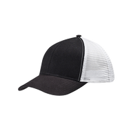 econscious Eco Trucker Cap, Black / White / White, Left Side view