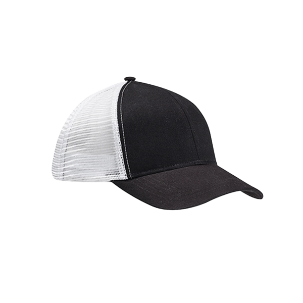 econscious Eco Trucker Cap, Black / White / White, Right Side view