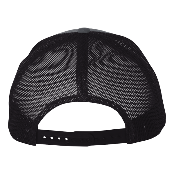 econscious Eco Trucker Cap, Charcoal / Black / Black, Back view