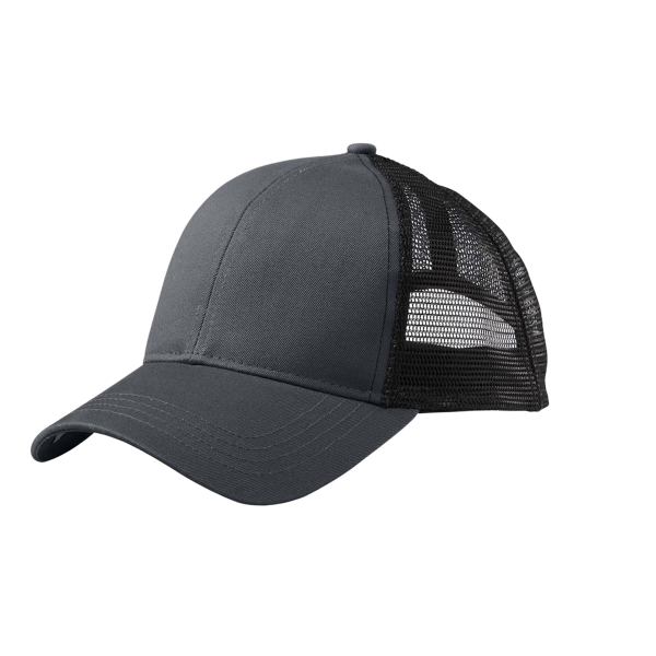 econscious Eco Trucker Cap, Charcoal / Black / Black, Left Side view