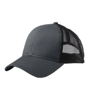econscious Eco Trucker Cap, Charcoal / Black / Black, Left Side view
