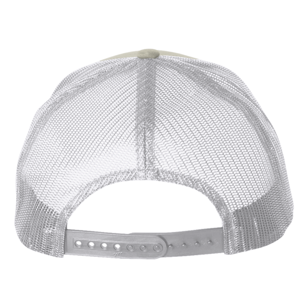 econscious Eco Trucker Cap, Dolphin / White / White, Back view