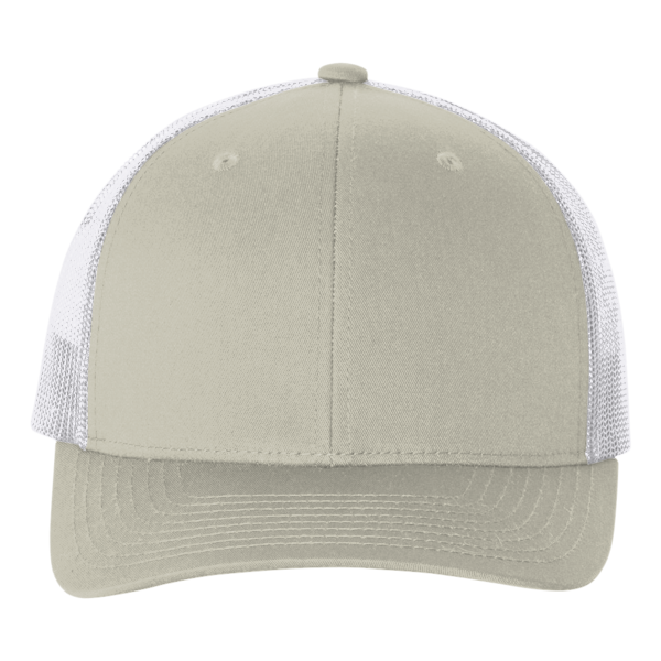 econscious Eco Trucker Cap, Dolphin / White / White, Front view