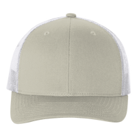 econscious Eco Trucker Cap, Dolphin / White / White, Front view