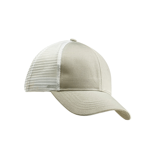 econscious Eco Trucker Cap, Dolphin / White / White, Right Side view